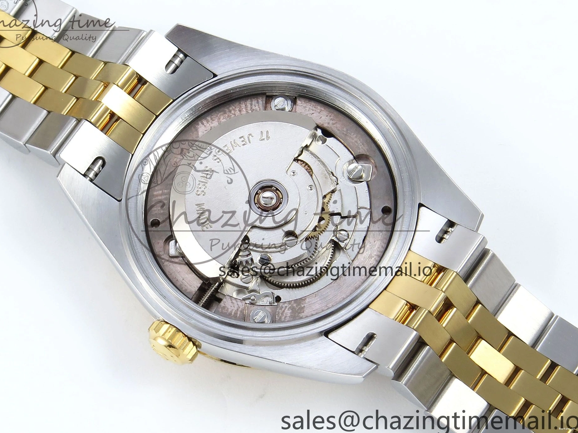 1221 DateJust 31 278273 ARF 1:1 Best Edition 904L Steel Green Roman Diamonds Dial on SS YG Jubilee Bracelet ETA Flexible 572